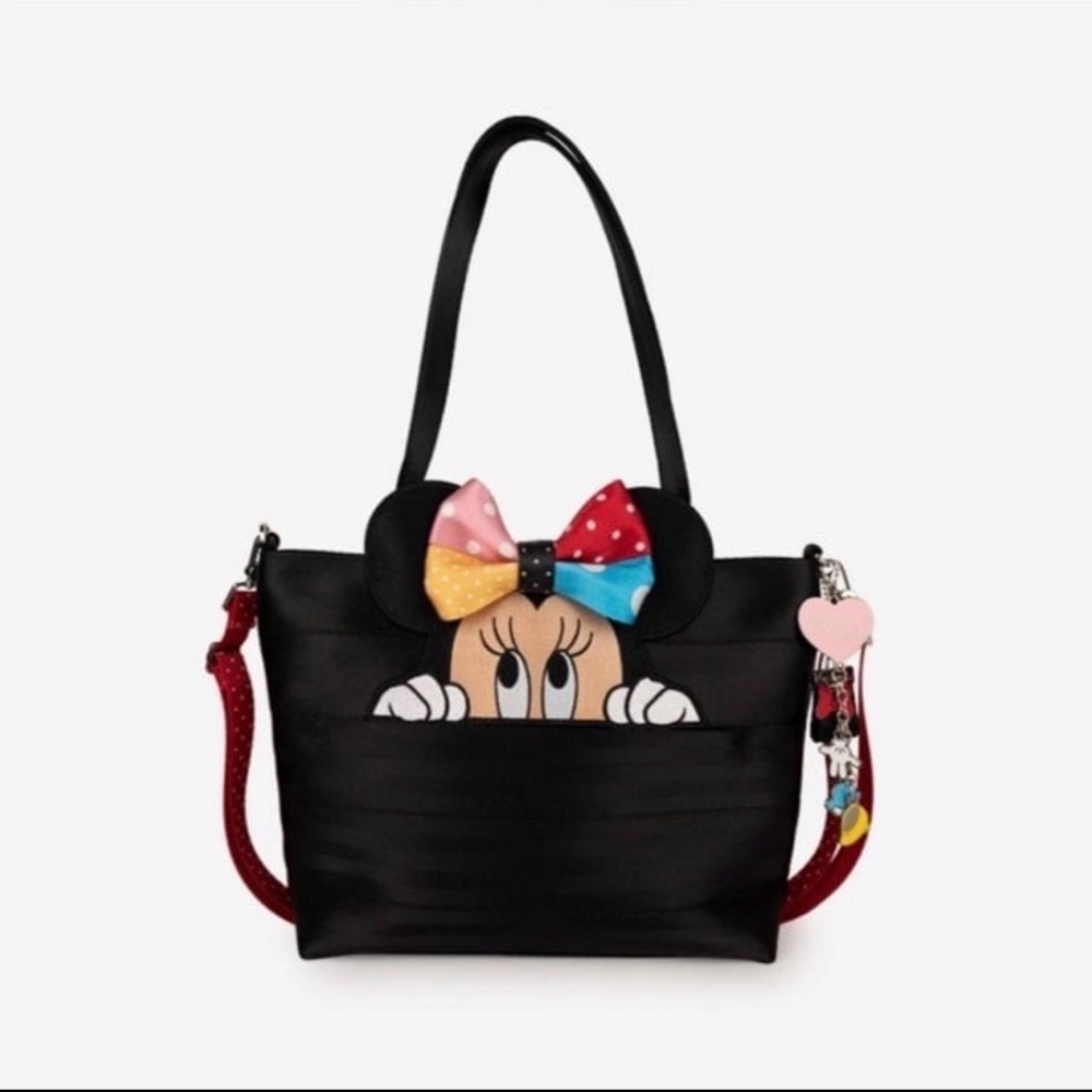 Harvey’s Seatbelt Disney Minnie Mouse Streamline Tote / NEW in open plastic bag